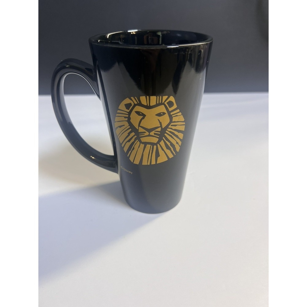 Disney‎ The Lion King Souvenir Black Ceramic Coffee Mug Cup